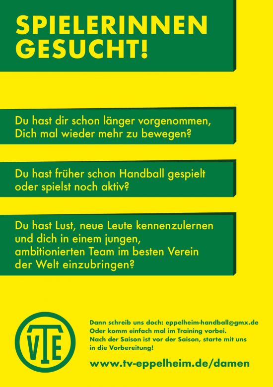 Spielerinnen gesucht!